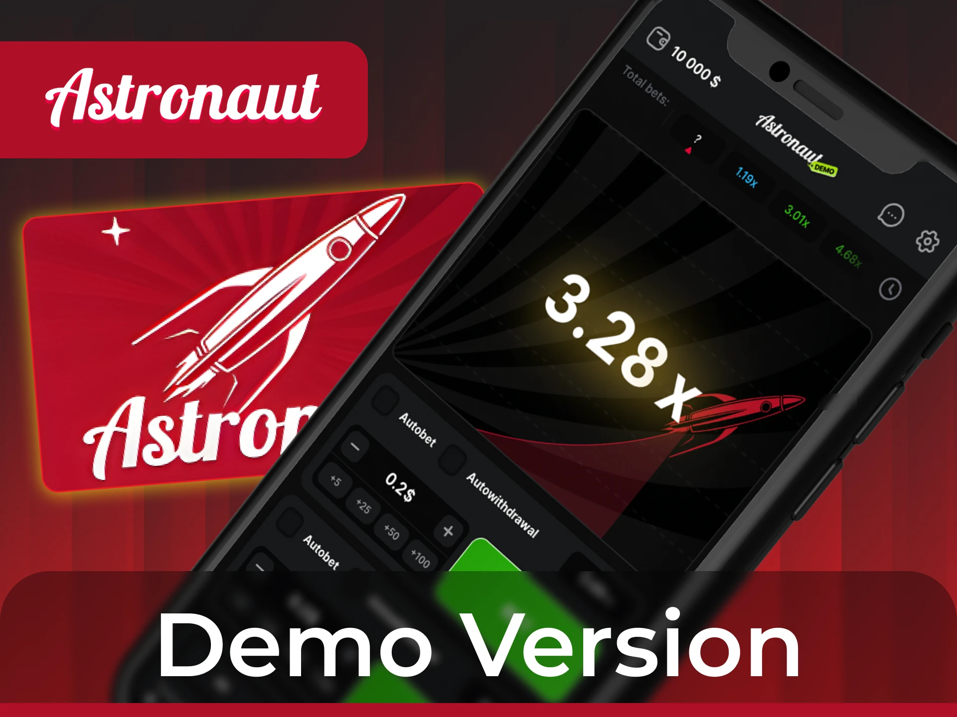 Use the demo version of the Astronaut game to get familiar with the interface.