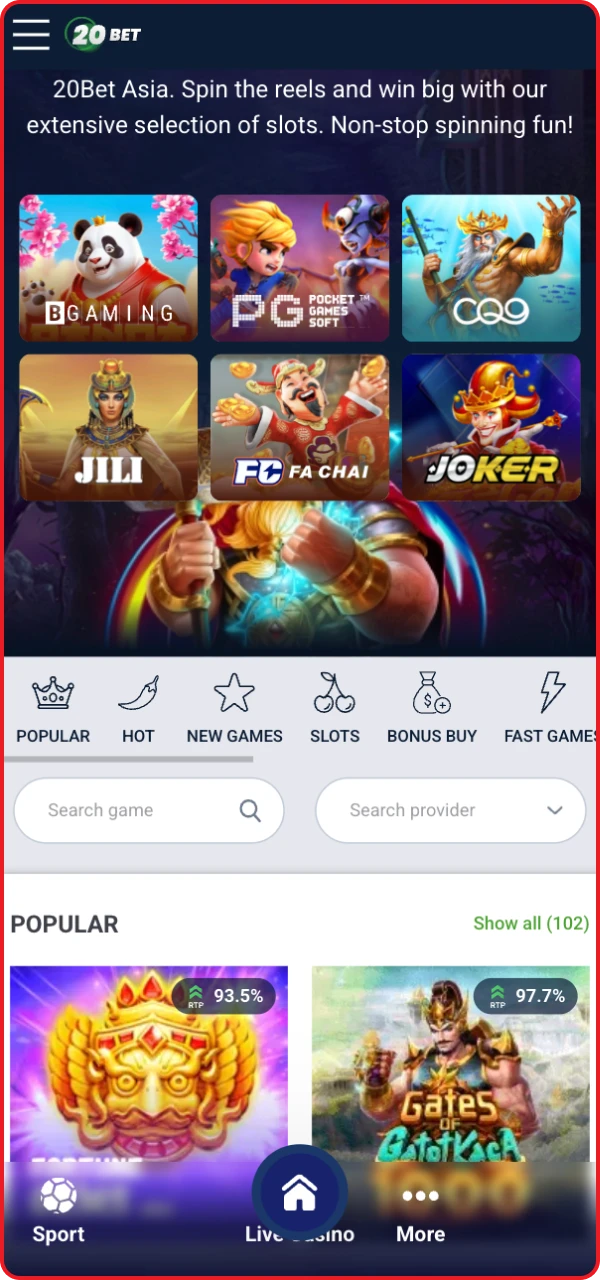 Start playing online casino and placing bets in the Astronaut game.