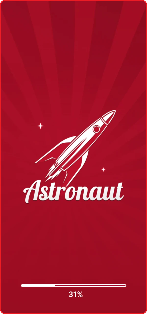 Wait for the funds to be credited to your online casino account and start playing the Astronaut game.