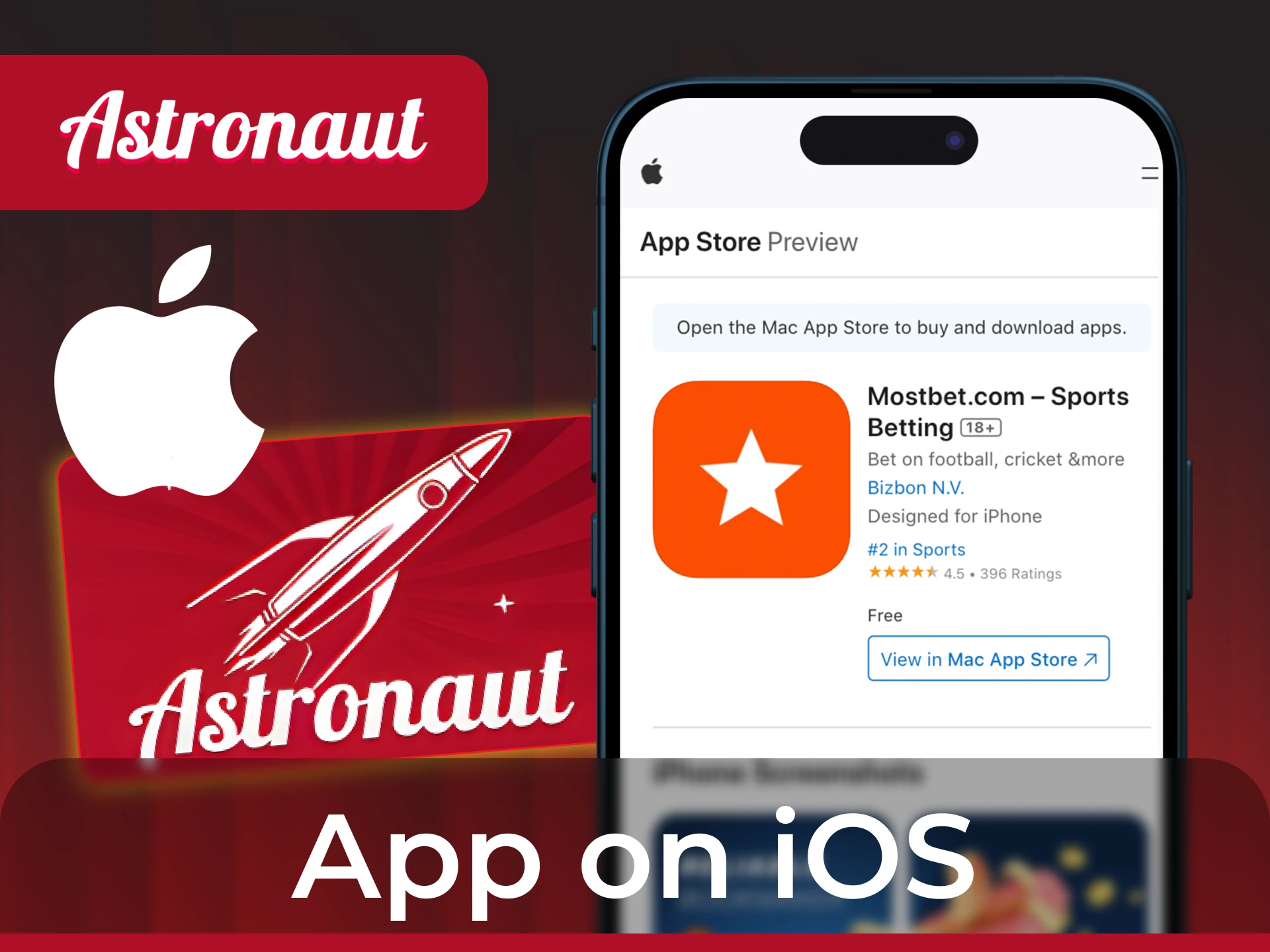 You can download the Astronaut game app on your iOS phone.