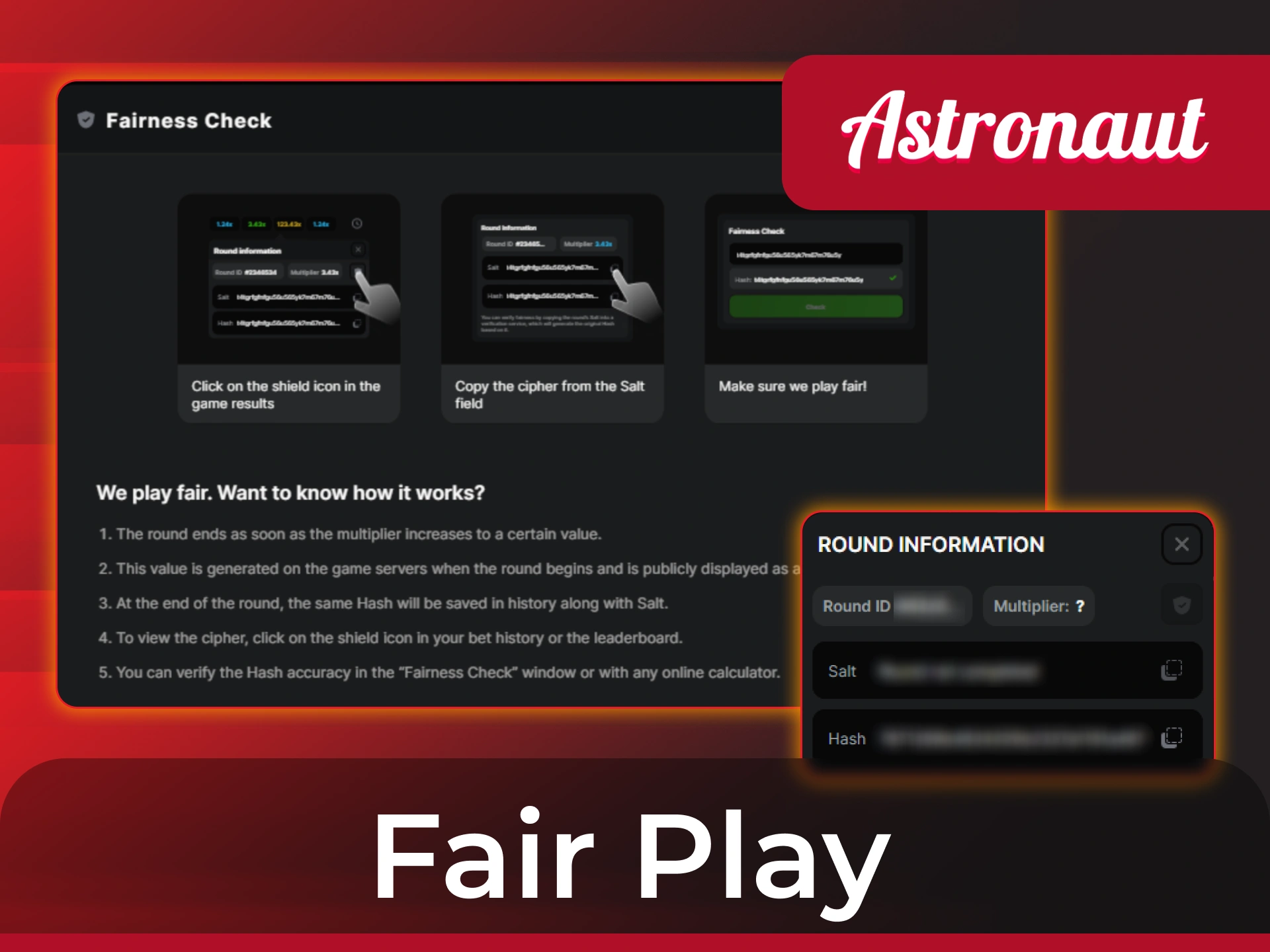 Play safe and fair in Astronaut game at 1win.
